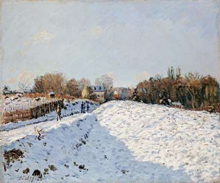 Art Print: Snow at Argenteuil