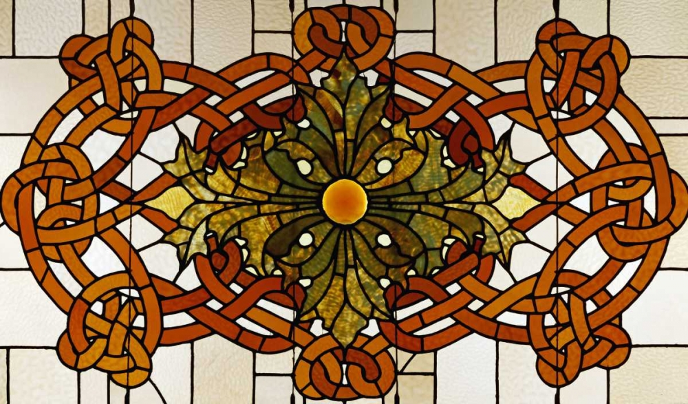 Wall art: Skylight Panel For The Theatre of The Auditorium Building, Chicago, Illinois, by Sullivan