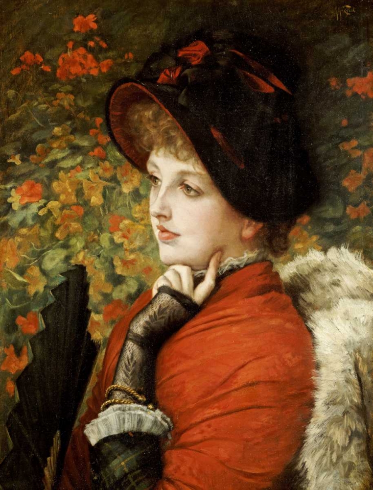 Wall Art Painting id:90054, Name: Type of Beauty, Artist: Tissot, James Jacques