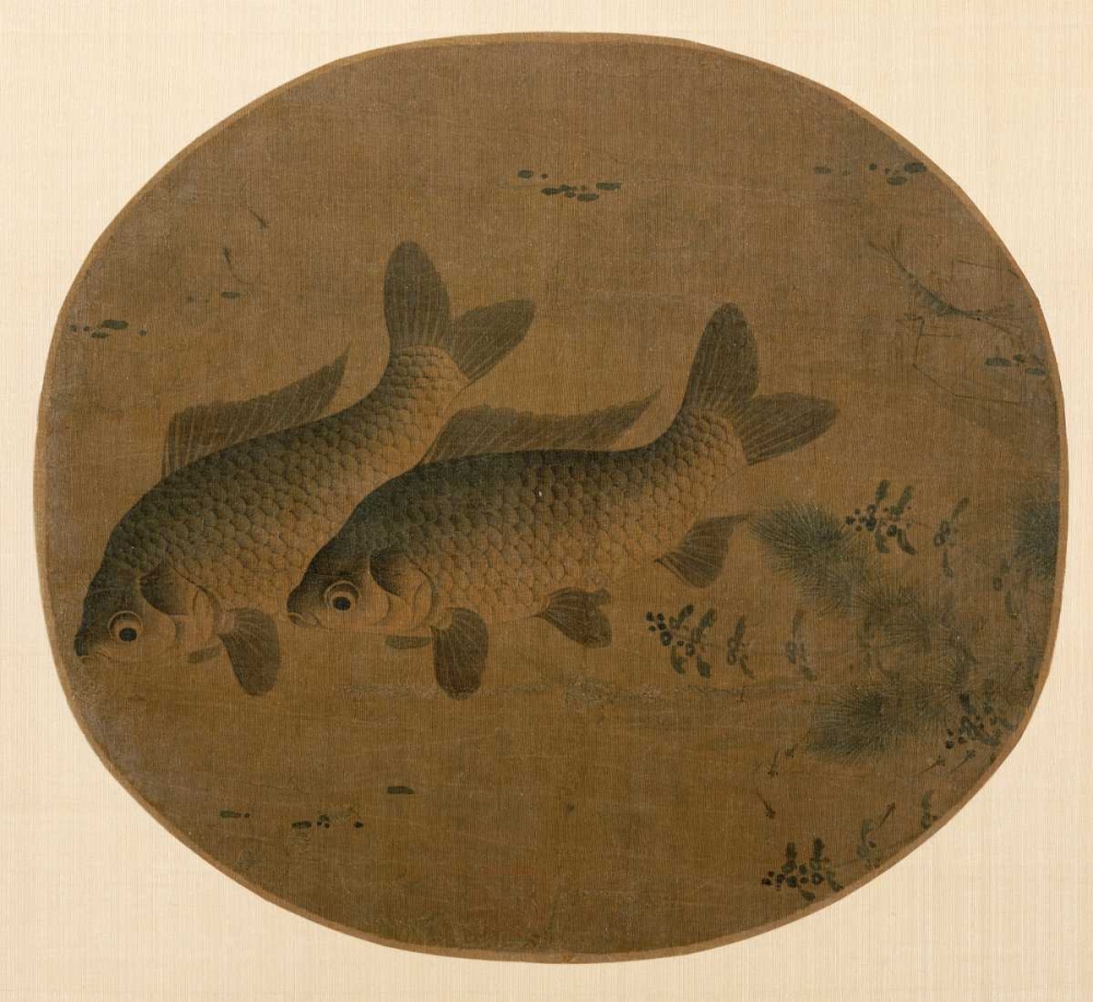 Wall Art Painting id:90086, Name: Pair of Fish, Artist: Unknown