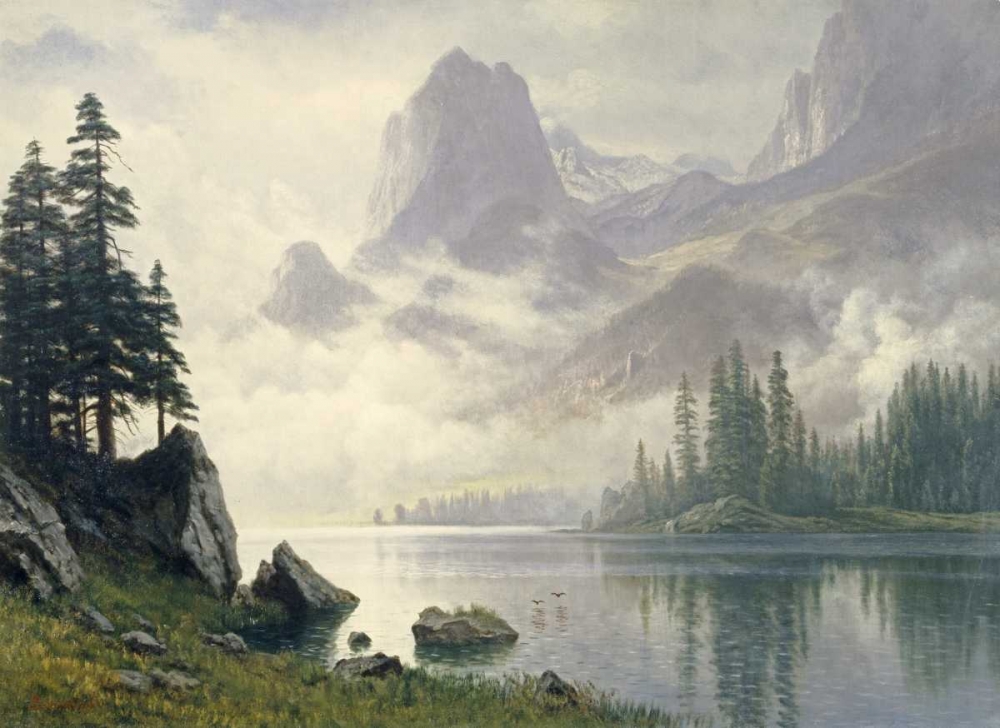 Art Print: Mountain Out of The Mist