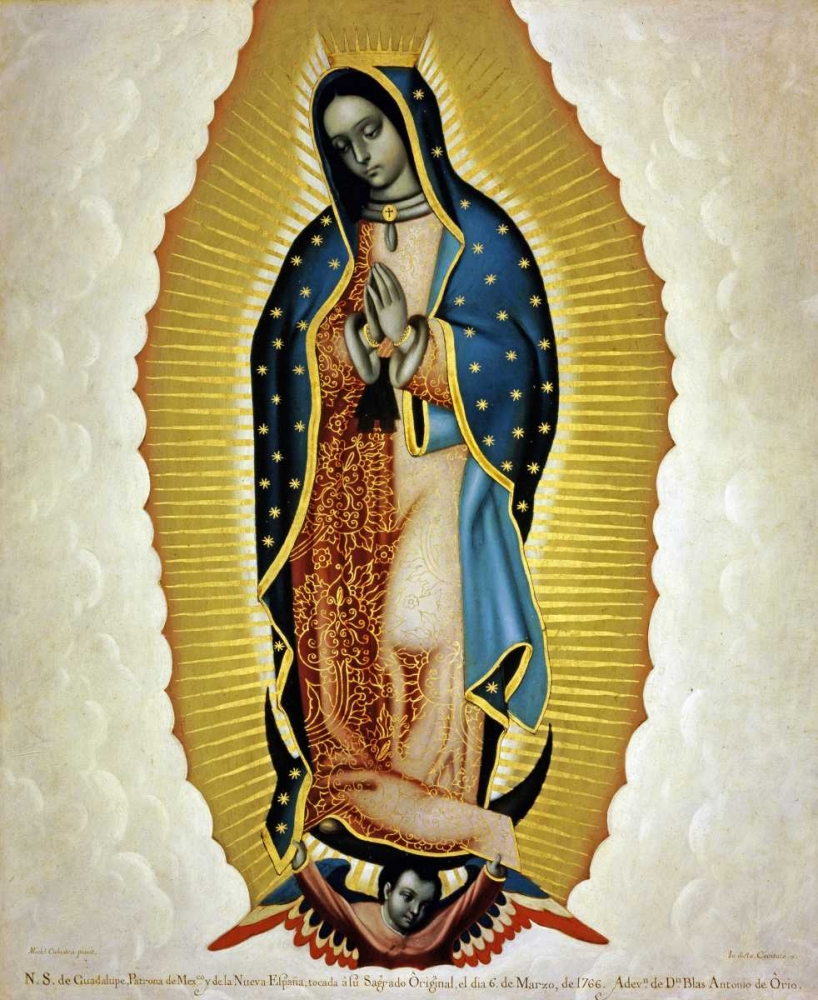 Wall art: La Virgen De Guadalupe, by Cabrera, Miguel