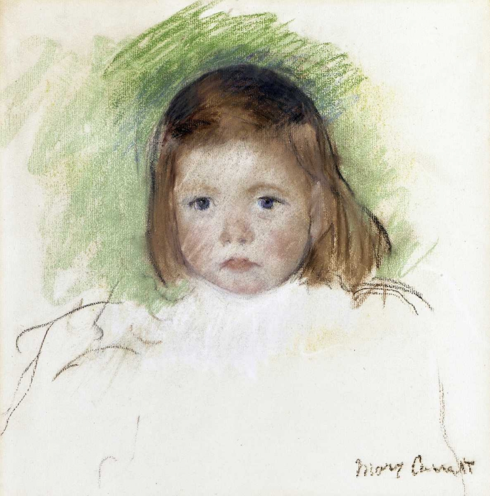 Wall Art Painting id:90274, Name: Portrait of Ellen Mary Cassatt, Artist: Cassatt, Mary