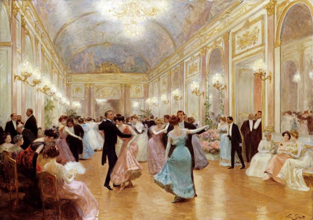 Wall art: The Ball, by Gilbert, Victor