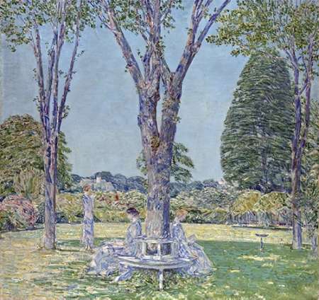 Wall Art Painting id:185660, Name: The Audition, East Hampton, Artist: Hassam, Childe