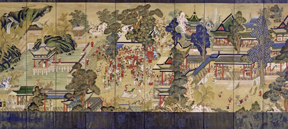 Wall Art Painting id:90647, Name: Guo Ziyis Banquet, Artist: Unknown