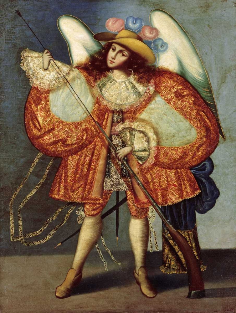 Art Print: Arcangel Con Arcabuz