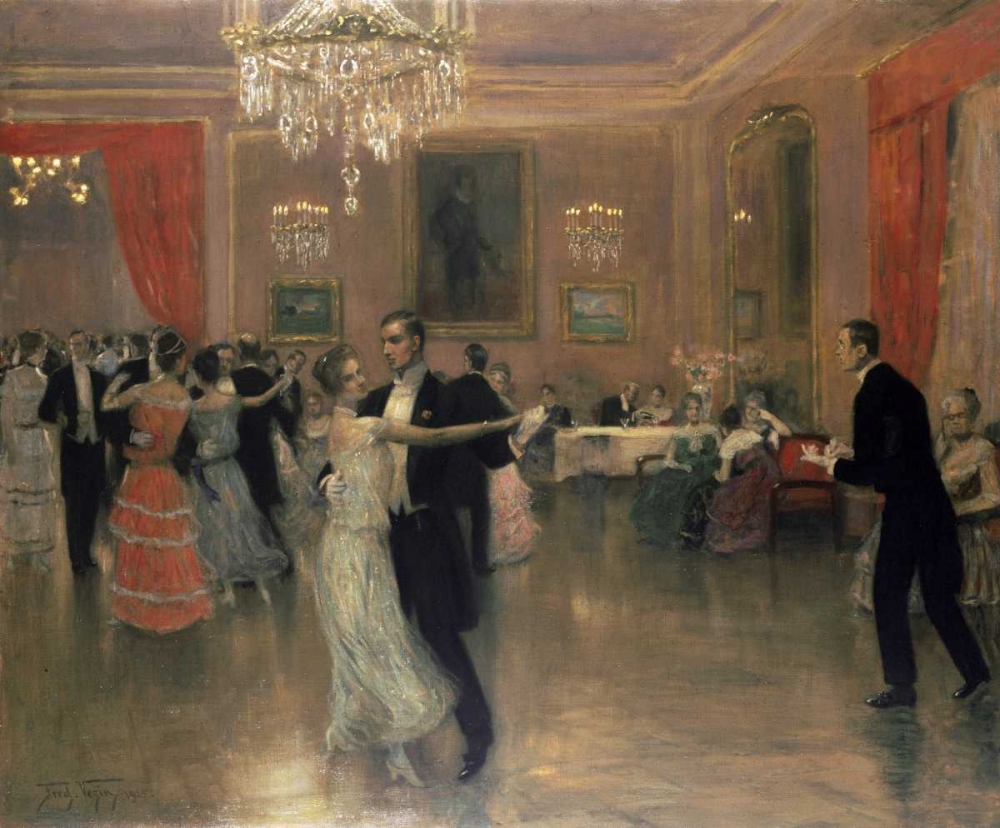 Wall art: At The Ball, by Vezin, Frederick