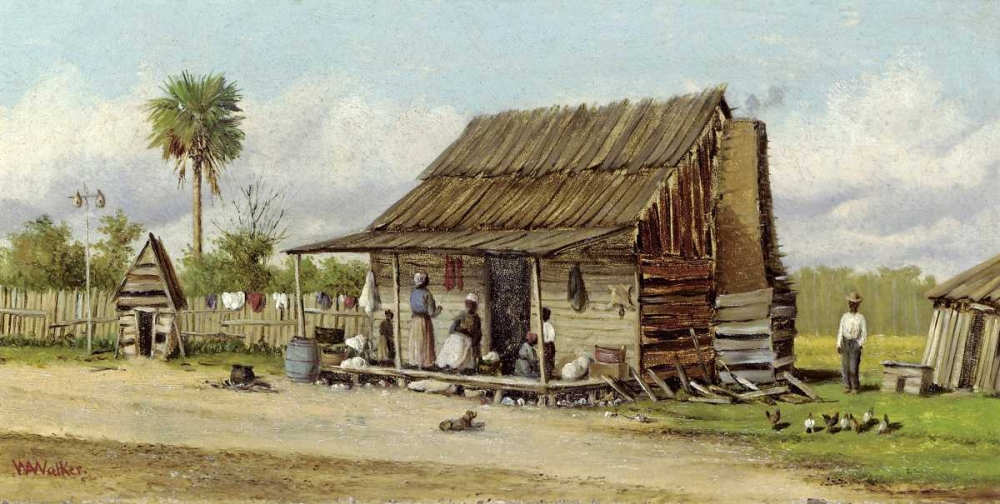 Art Print: Cabin Scene