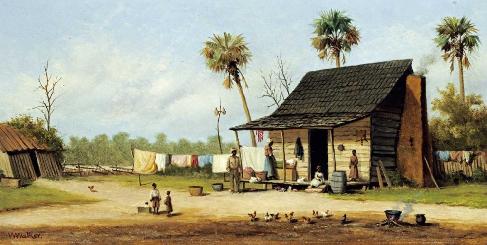 Wall art: Laundry Day, by Walker, William Aiken