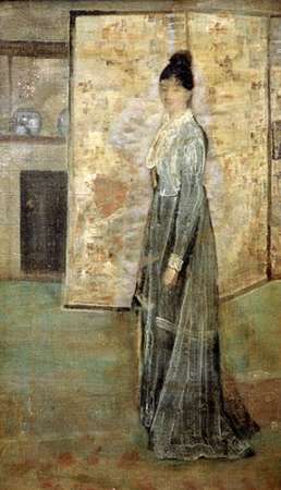 Wall Art Painting id:185808, Name: The Chinese Screen, Artist: Whistler, James McNeill