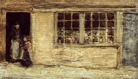 Wall Art Painting id:185809, Name: The Shop Window, Artist: Whistler, James McNeill