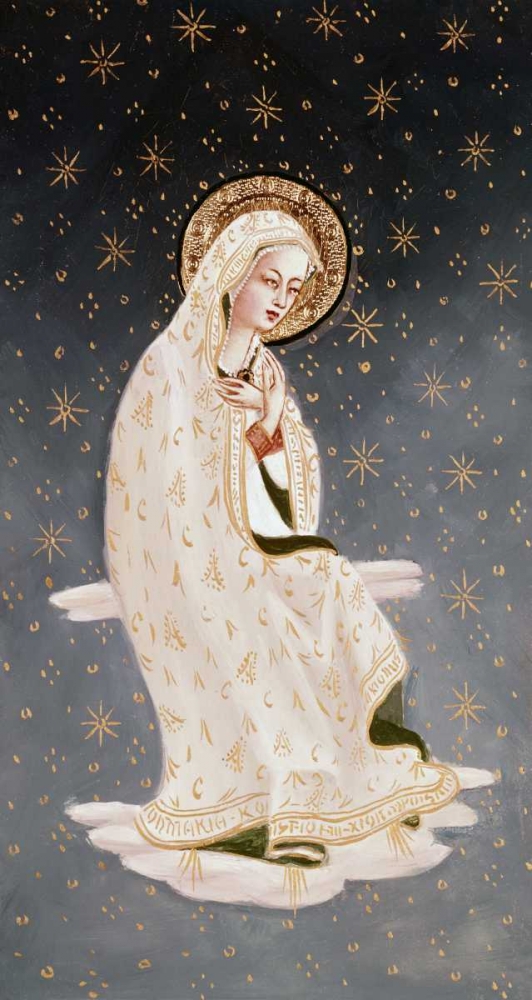 Wall Art Painting id:90701, Name: Madonna of The Peace, Artist: Angelico, Fra