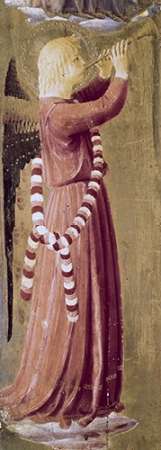 Wall Art Painting id:185833, Name: Two Angels - (Detail #2), Artist: Angelico, Fra