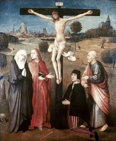 Wall Art Painting id:185879, Name: Crucifixion, Artist: Bosch, Hieronymus