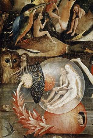 Wall Art Painting id:185885, Name: Garden of Earthly Delights - Detail #7, Artist: Bosch, Hieronymus