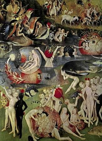Wall Art Painting id:185891, Name: The Garden of Earthly Delights (Detail), Artist: Bosch, Hieronymus