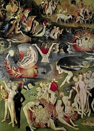 Art Print: The Garden of Earthly Delights (Detail)