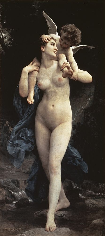 Wall Art Painting id:265934, Name: Youthfulness of Love, Artist: Bouguereau, William-Adolphe