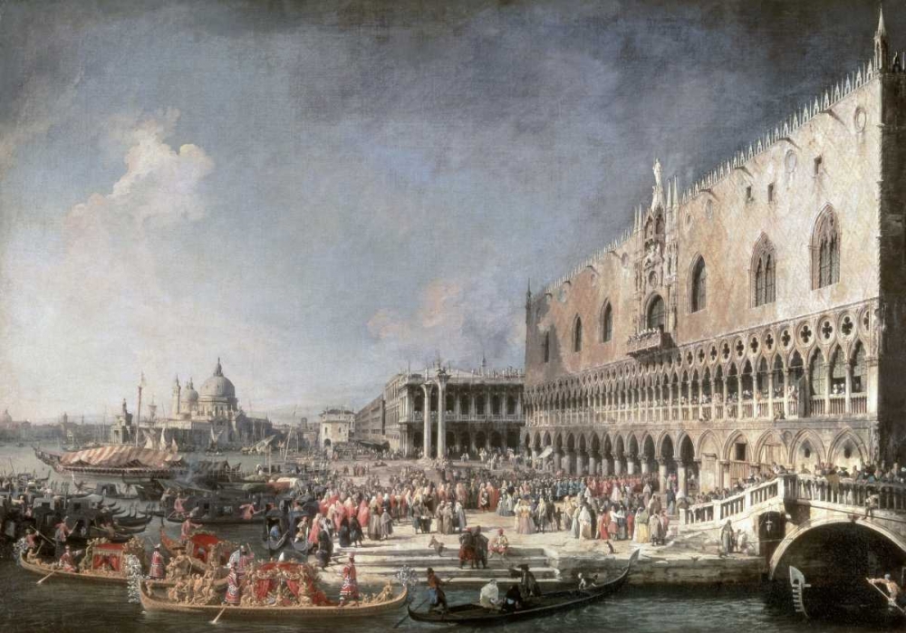 Art Print: Reception of French Ambassador In Venice