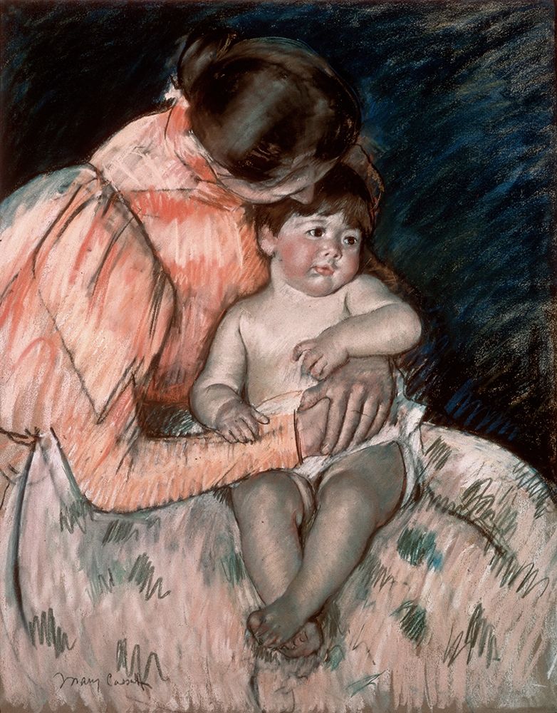 Wall Art Painting id:266002, Name: Mother and Child, Artist: Cassatt, Mary