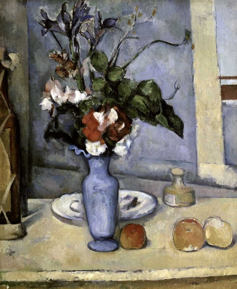 Wall Art Painting id:90827, Name: Blue Vase, Artist: Cezanne, Paul