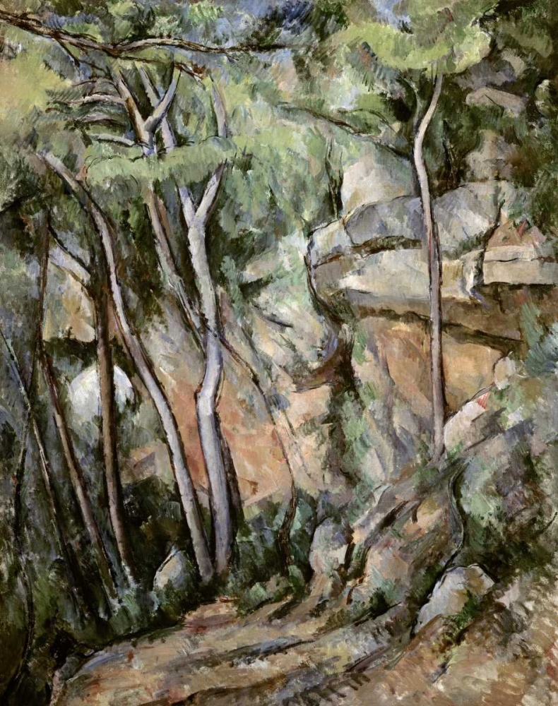 Wall Art Painting id:90832, Name: In The Park of Chateau Noir, Artist: Cezanne, Paul