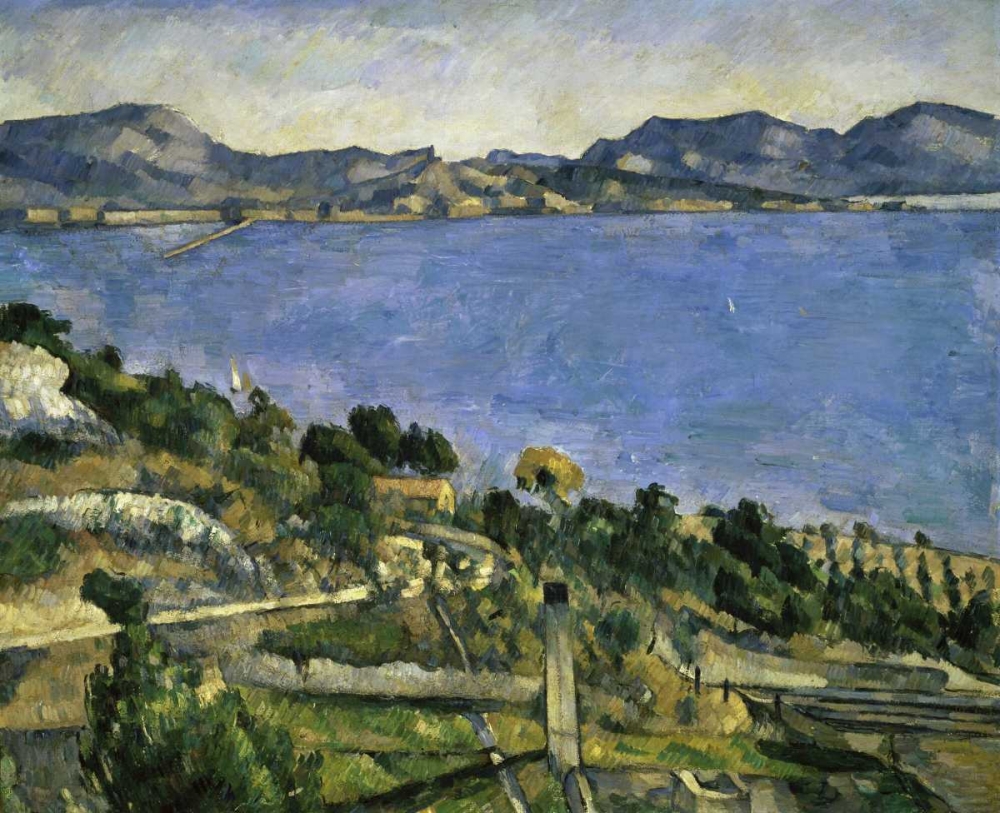 Wall Art Painting id:90833, Name: LEstaque, Artist: Cezanne, Paul