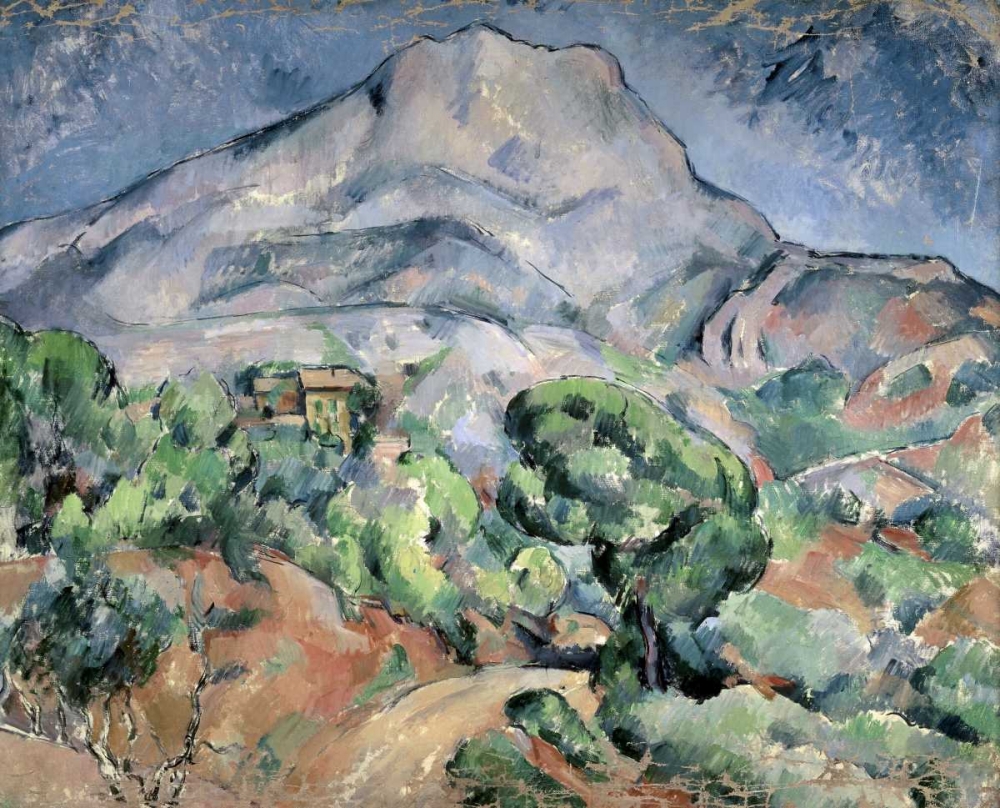 Wall Art Painting id:90834, Name: Mount St. Victoire, Artist: Cezanne, Paul