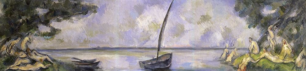 Art Print: The Bathers and The Barge