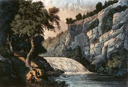 Wall art: Tallulah Falls - Georgia, by Ives, Currier and