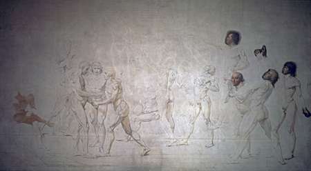 Wall Art Painting id:185989, Name: Serment Du Jeu De Paume, Artist: David, Jacques-Louis
