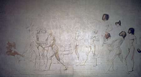 Wall Art Painting id:185989, Name: Serment Du Jeu De Paume, Artist: David, Jacques-Louis