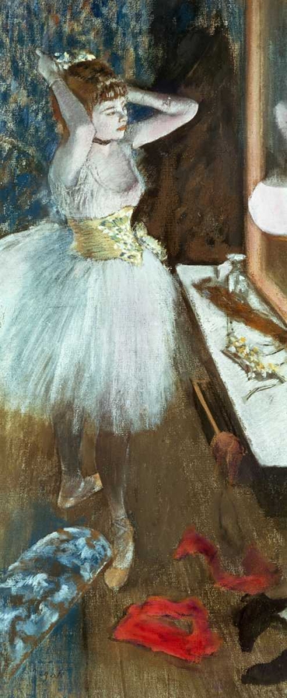 Wall Art Painting id:90947, Name: Dancer In Her Dressing Room, Artist: Degas, Edgar
