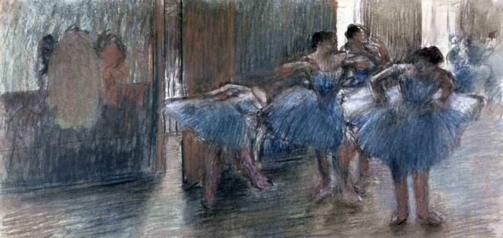 Wall Art Painting id:90949, Name: Dancers, Artist: Degas, Edgar