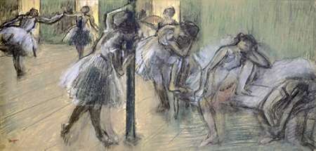 Art Print: Dancers in Rehearsal (II)