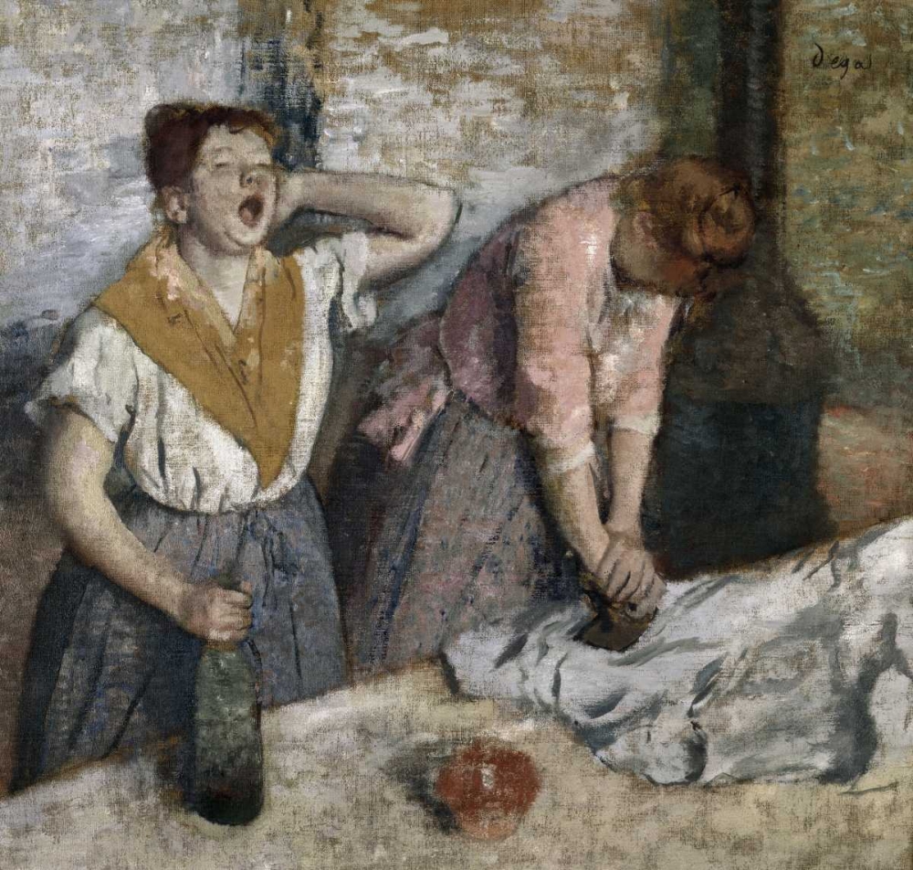 Wall Art Painting id:90965, Name: The Ironers, Artist: Degas, Edgar