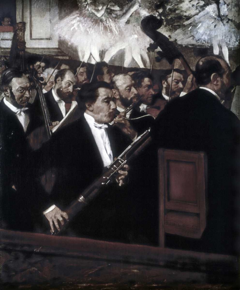 Wall Art Painting id:90966, Name: The Orchestra of the Opera, Artist: Degas, Edgar