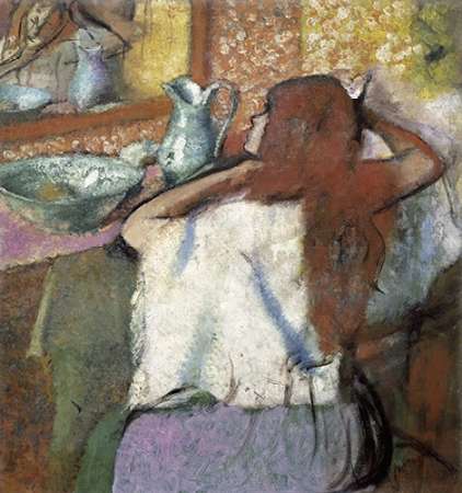 Art Print: Woman at her Toilette
