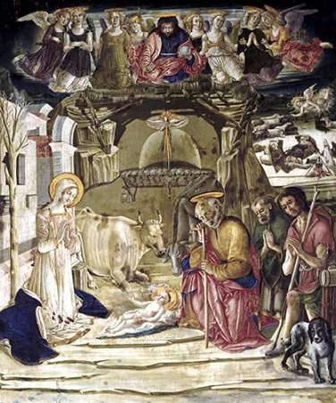 Wall Art Painting id:186047, Name: Nativity, Artist: Di Giovanni, Benvenuto