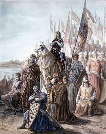 Wall Art Painting id:186062, Name: St. Louis Before Damietta, Egypt - 6th Crusade, Artist: Dore, Gustave