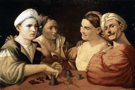 Wall art: Magicians, by Dossi, Dosso