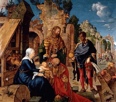 Wall art: Adoration of The Magi, by Durer, Albrecht