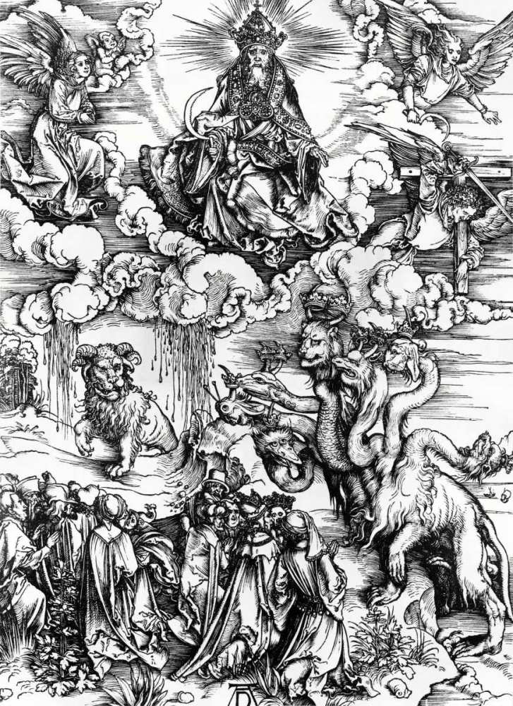 Wall art: The Whore of Babylon, by Durer, Albrecht
