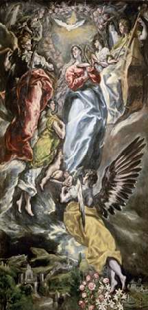 Wall Art Painting id:186082, Name: Assumption of The Virgin, Artist: Greco, El