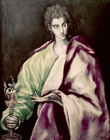Wall Art Painting id:186092, Name: St. John The Evangelist, Artist: Greco, El
