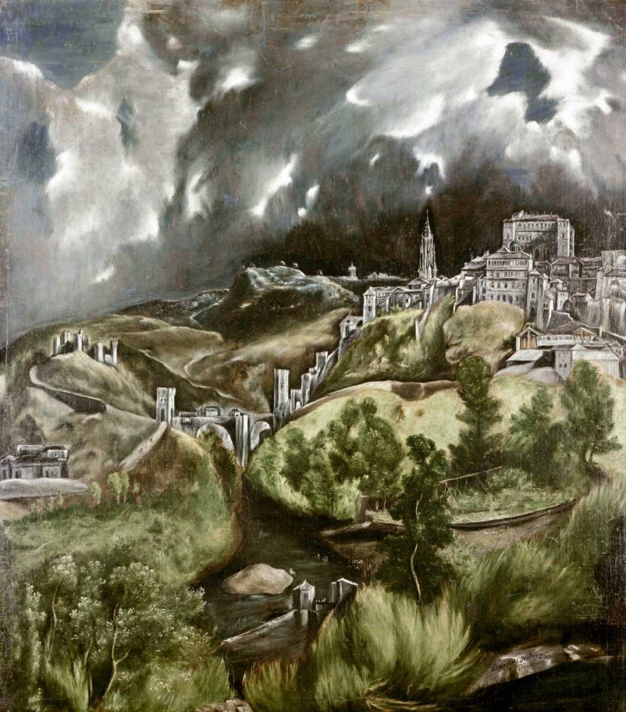 Wall Art Painting id:91005, Name: View of Toledo, Artist: El Greco