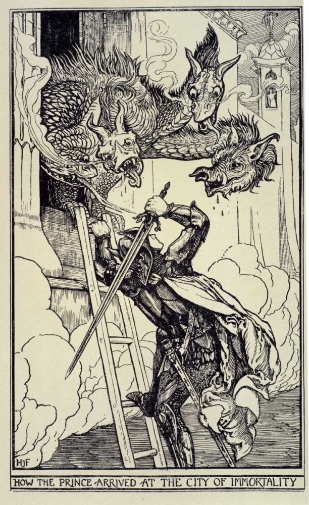 Wall art: How The Prince Arrived at The City of Immortality, by Ford, H.J.