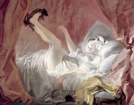 Wall Art Painting id:186127, Name: La Giambette, Artist: Fragonard, Jean Honore
