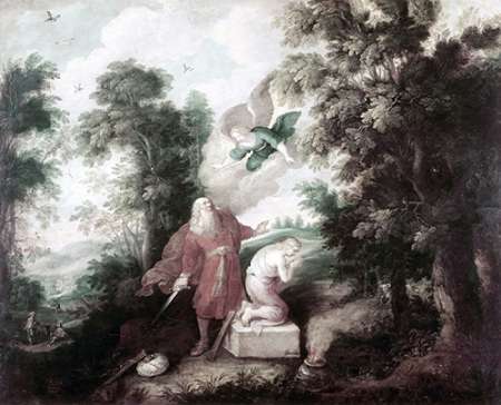 Wall art: Sacrifice of Isaac, by Franck, Franz Friedrich